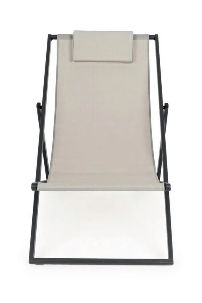 Bizzotto Lettini, Sdraio E Chaise Longue>SDRAIO IN ALLUMINIO GRIGIO SCURO - TAYLOR