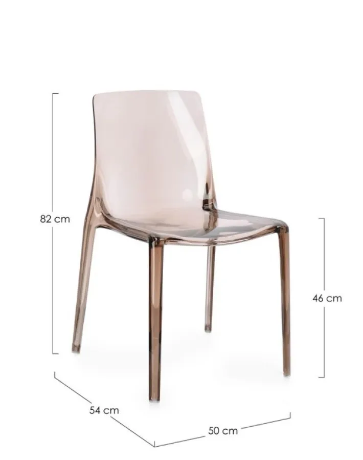Bizzotto Sedie>SEDIA ADELE COFFEE