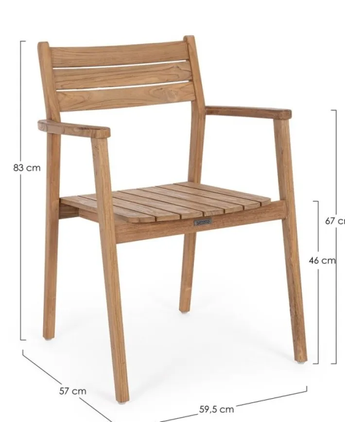 Bizzotto Sedie>SEDIA C-BR ADRIEL