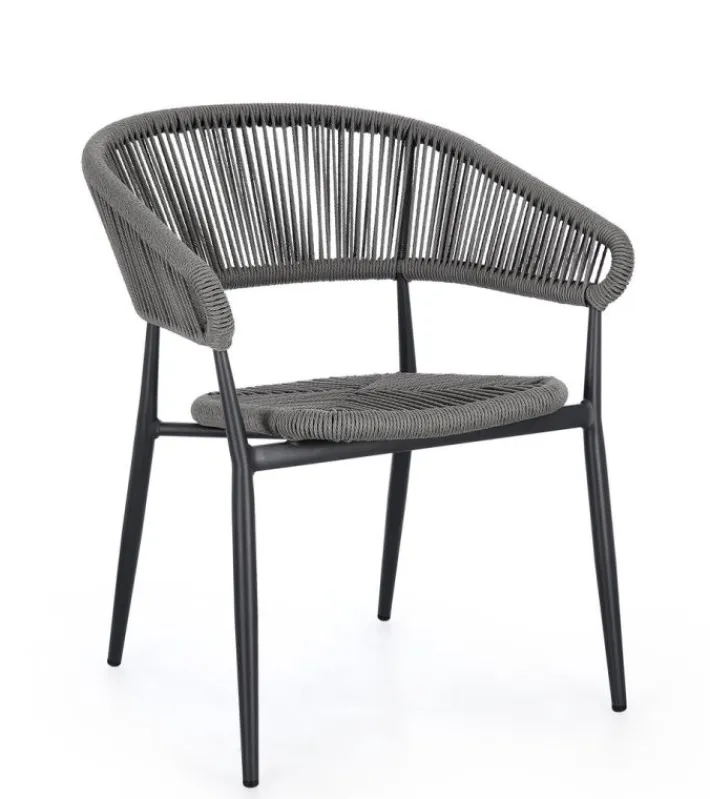 Bizzotto Sedie>SEDIA C-BR ALGAIDA ANTRACITE/GRIGIO