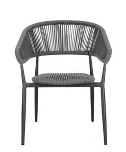 Bizzotto Sedie>SEDIA C-BR ALGAIDA ANTRACITE/GRIGIO