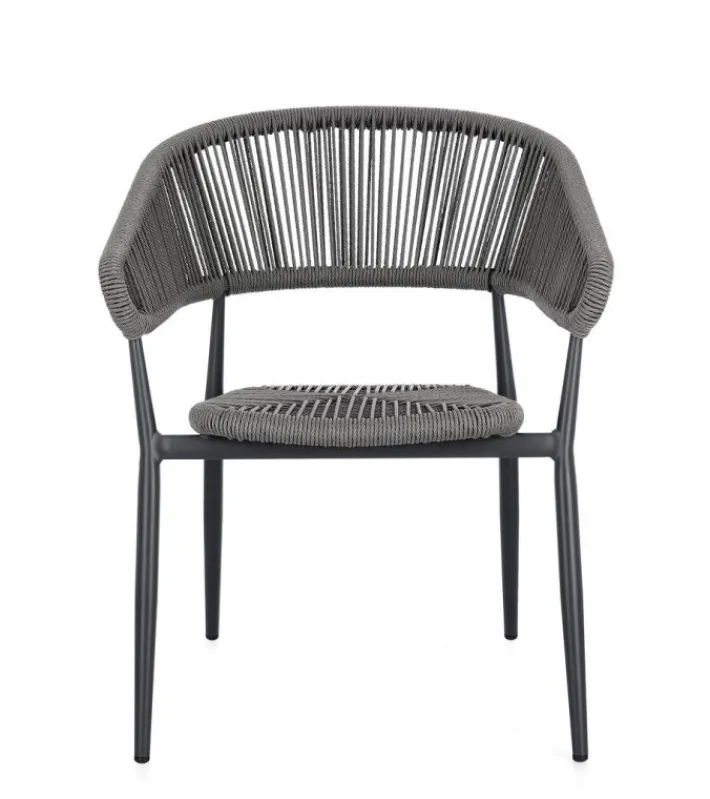 Bizzotto Sedie>SEDIA C-BR ALGAIDA ANTRACITE/GRIGIO