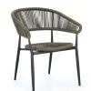 Bizzotto Sedie>SEDIA C-BR ALGAIDA ANTRACITE/VERDE