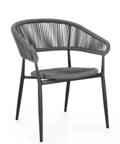 Bizzotto Sedie>SEDIA C-BR ALGAIDA ANTRACITE/GRIGIO