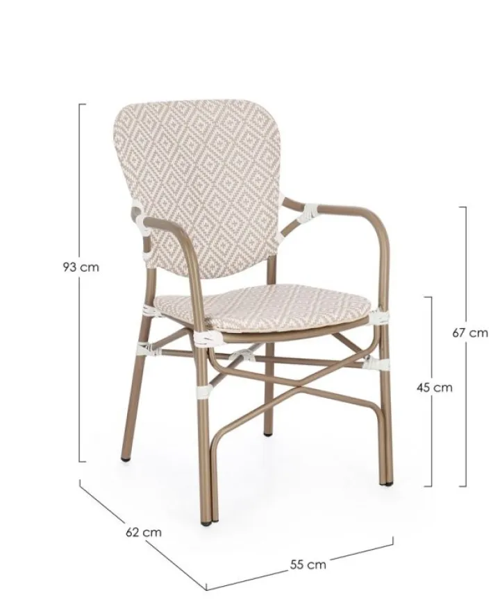Bizzotto Sedie>SEDIA C-BR CADEIRA BEIGE