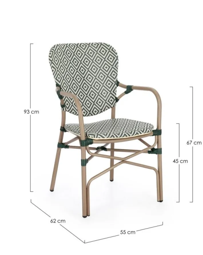 Bizzotto Sedie>SEDIA C-BR CADEIRA VERDE