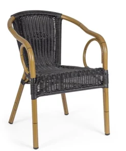 Bizzotto Sedie>SEDIA C-BR CALA DARK