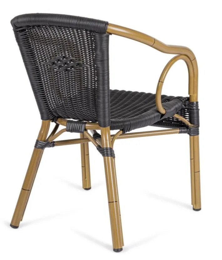 Bizzotto Sedie>SEDIA C-BR CALA DARK