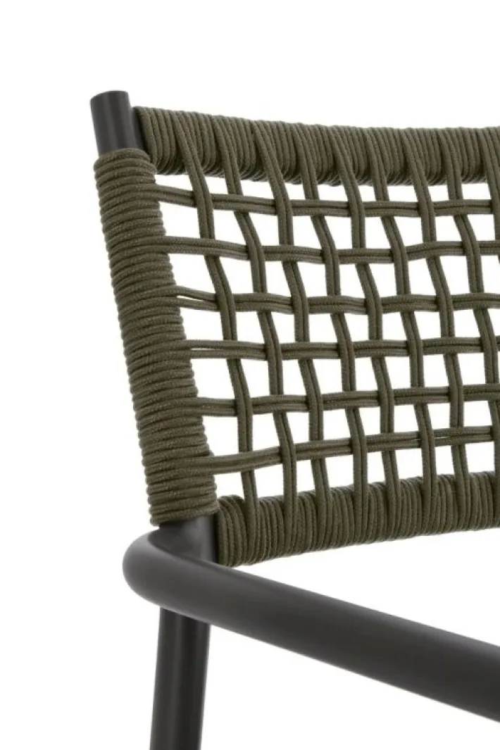 Bizzotto Sedie>SEDIA C-BR CALETA ANTRACITE/VERDE
