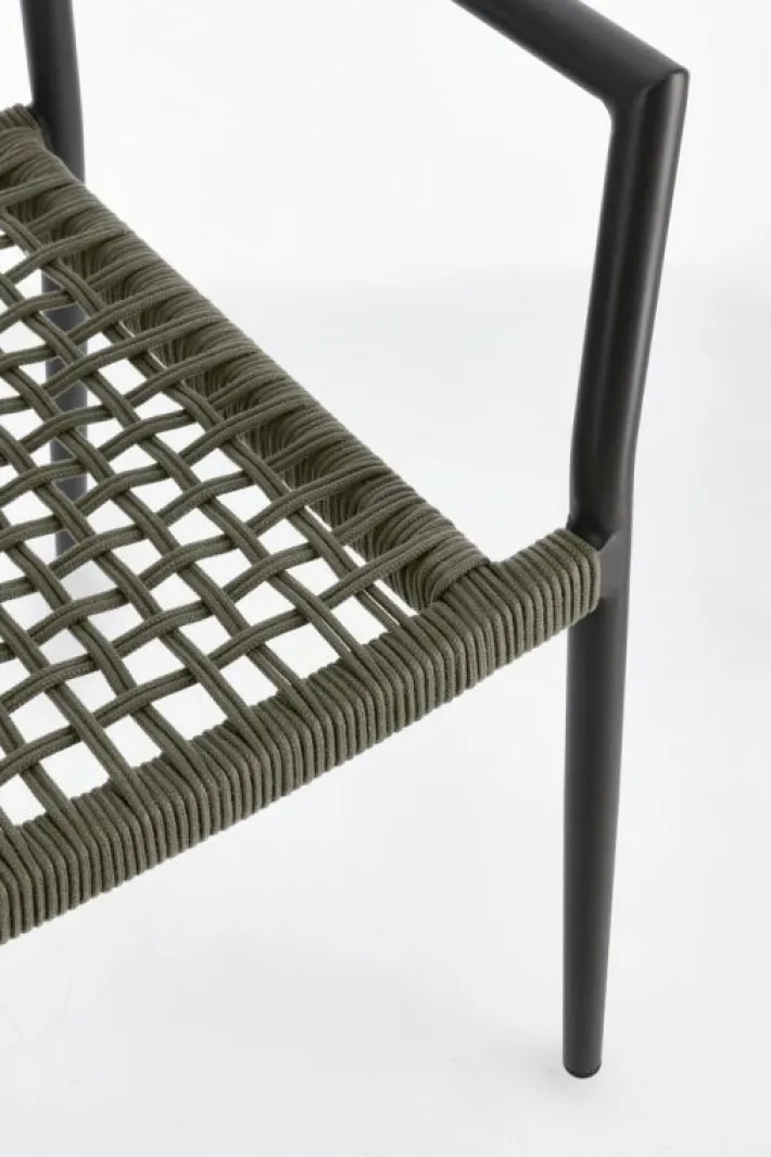 Bizzotto Sedie>SEDIA C-BR CALETA ANTRACITE/VERDE