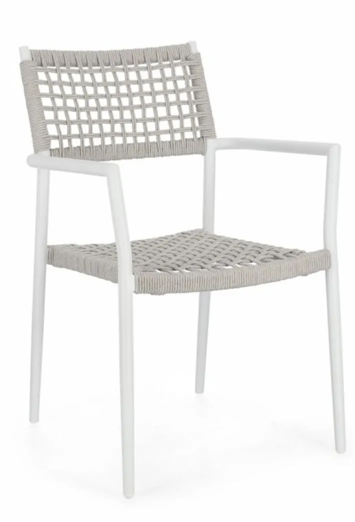 Bizzotto Sedie>SEDIA C-BR CALETA BIANCO