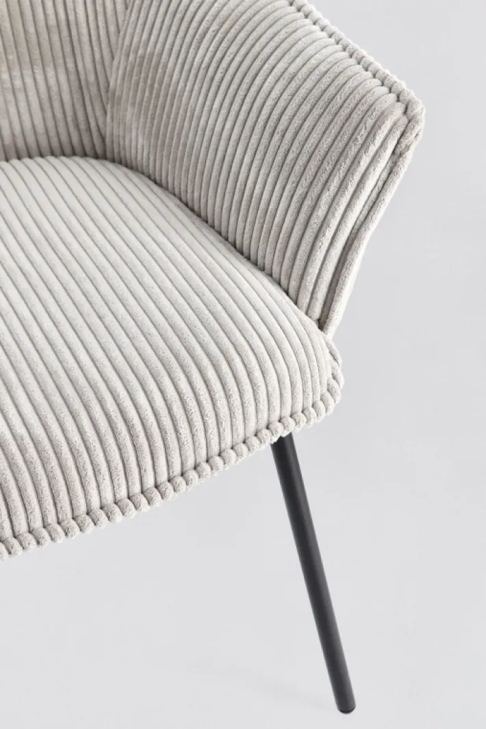 Bizzotto Sedie>SEDIA C-BR CASSIDY NERO/GRIGIO CHIARO