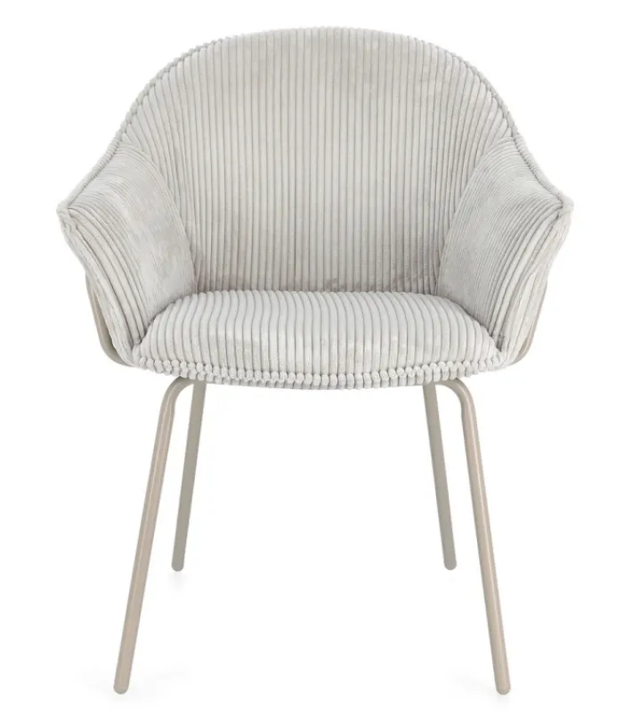Bizzotto Sedie>SEDIA C-BR CASSIDY WARM/GRIGIO CHIARO