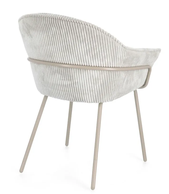 Bizzotto Sedie>SEDIA C-BR CASSIDY WARM/GRIGIO CHIARO