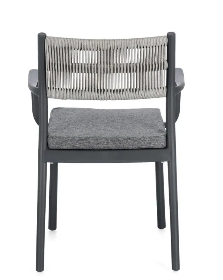 Bizzotto Sedie>SEDIA C-BR C-C ALVIN ANTRACITE/GRIGIO CH
