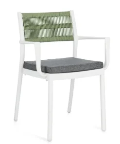 Bizzotto Sedie>SEDIA C-BR C-C ALVIN BIANCO/VERDE