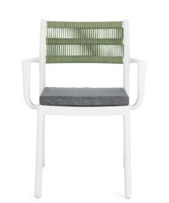 Bizzotto Sedie>SEDIA C-BR C-C ALVIN BIANCO/VERDE