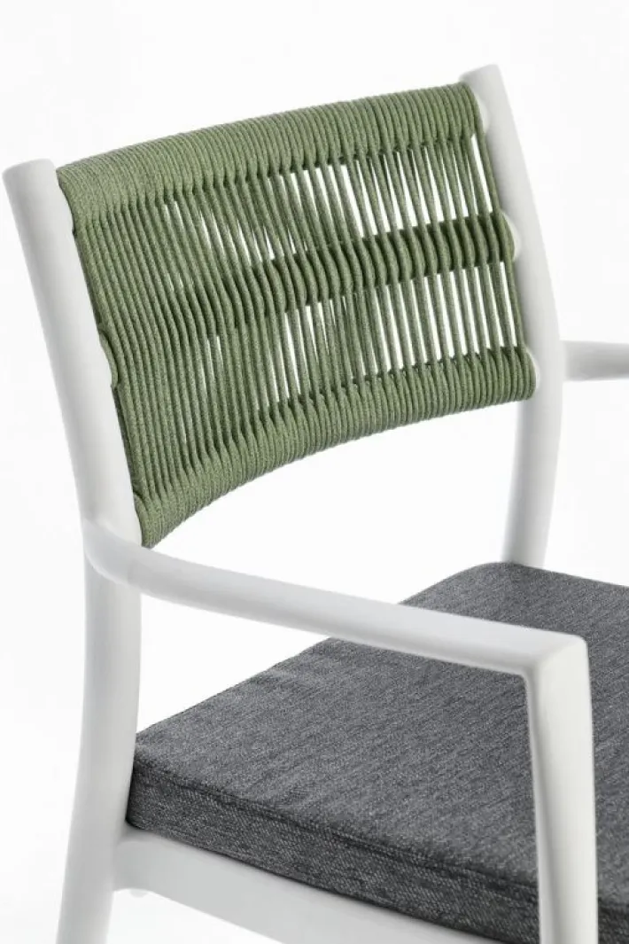 Bizzotto Sedie>SEDIA C-BR C-C ALVIN BIANCO/VERDE