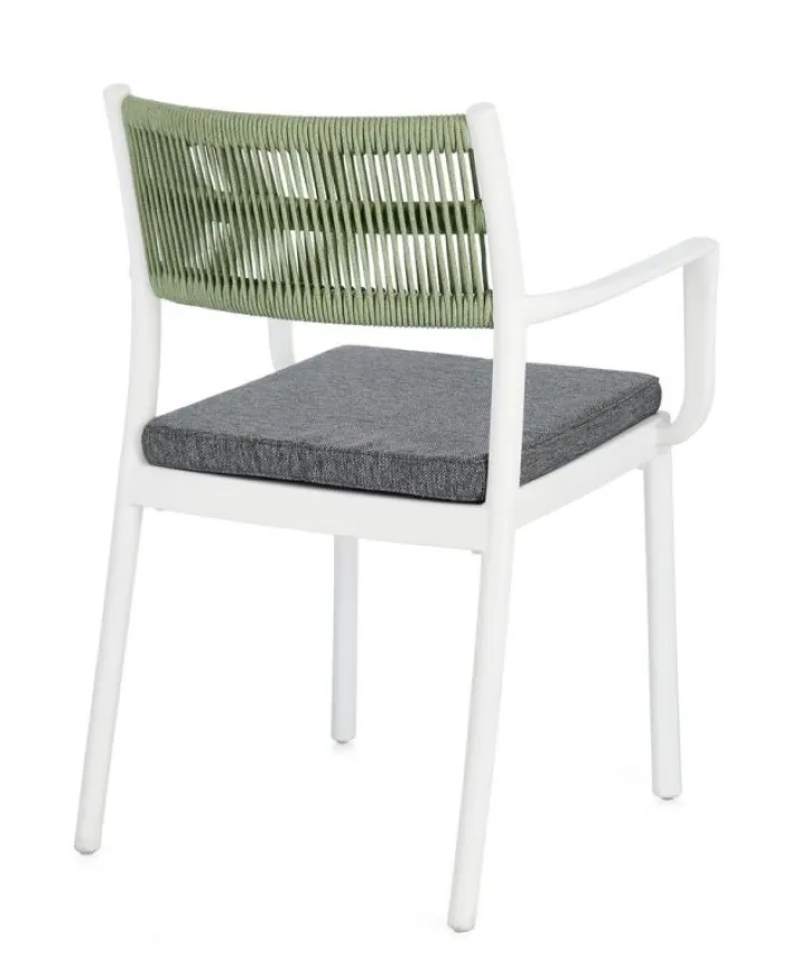 Bizzotto Sedie>SEDIA C-BR C-C ALVIN BIANCO/VERDE