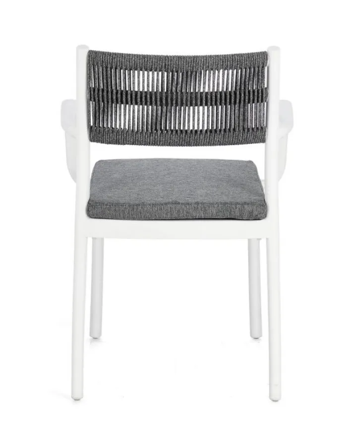 Bizzotto Sedie>SEDIA C-BR C-C ALVIN BIANCO/GRIGIO SCURO