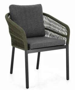 Bizzotto Sedie>SEDIA C-BR C-C GALDANA ANTRACITE/VERDE