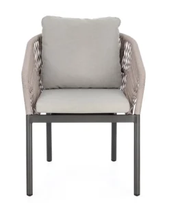 Bizzotto Sedie>SEDIA C-BR C-C GALDANA ANTRACITE/KHAKI