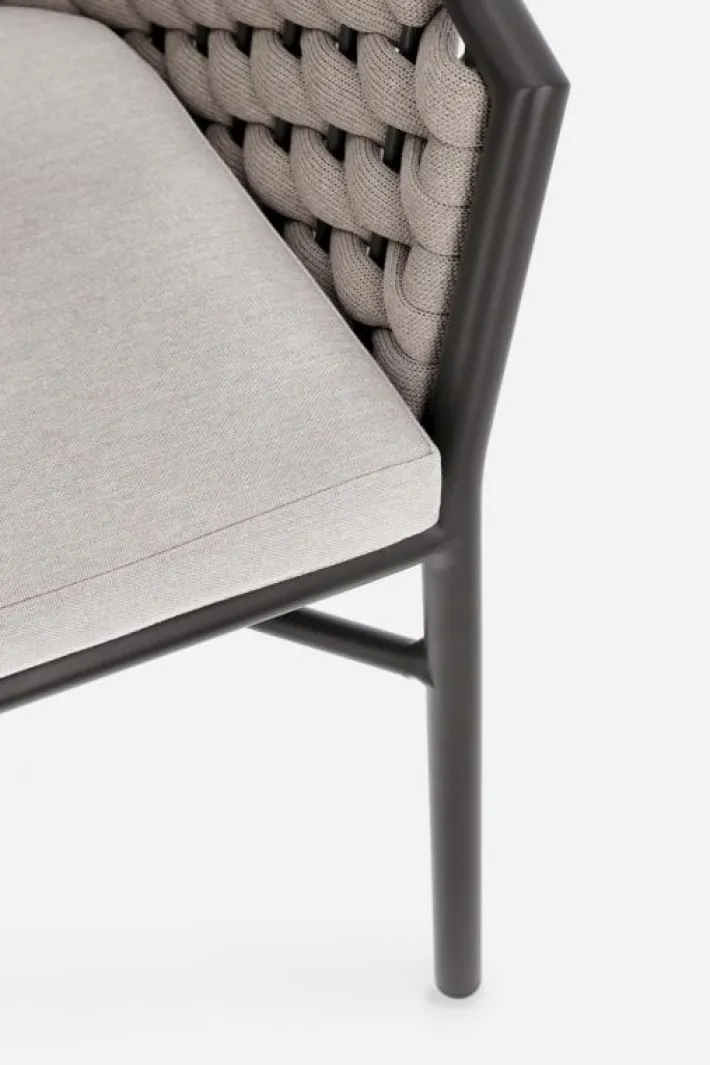 Bizzotto Sedie>SEDIA C-BR C-C MARGALIDA ANTRACITE/KHAKI
