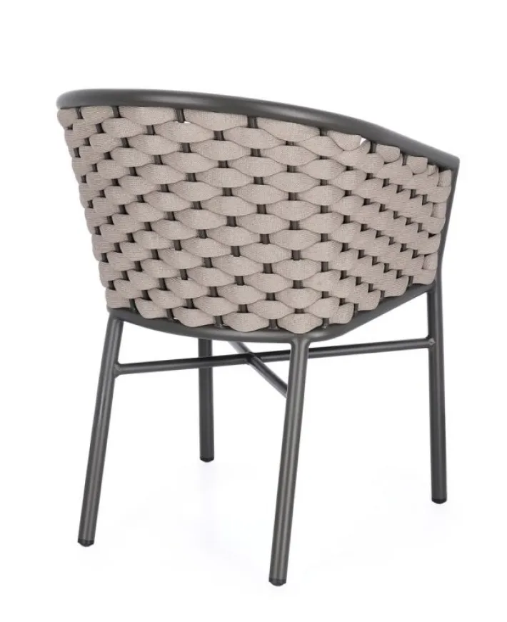 Bizzotto Sedie>SEDIA C-BR C-C MARGALIDA ANTRACITE/KHAKI