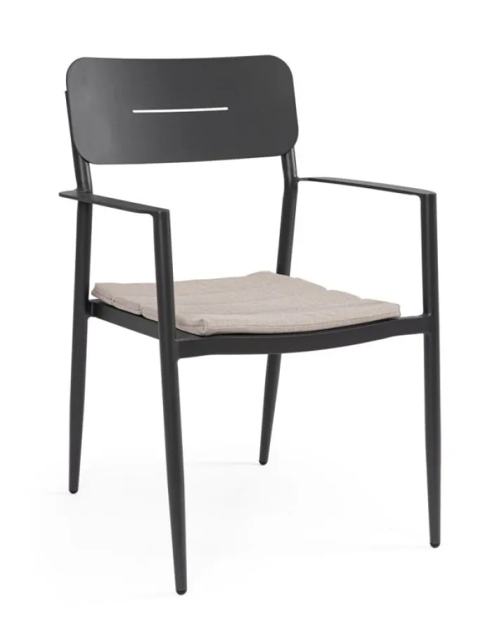 Bizzotto Sedie>SEDIA C-BR C-C NEBULA ANTRACITE YK13