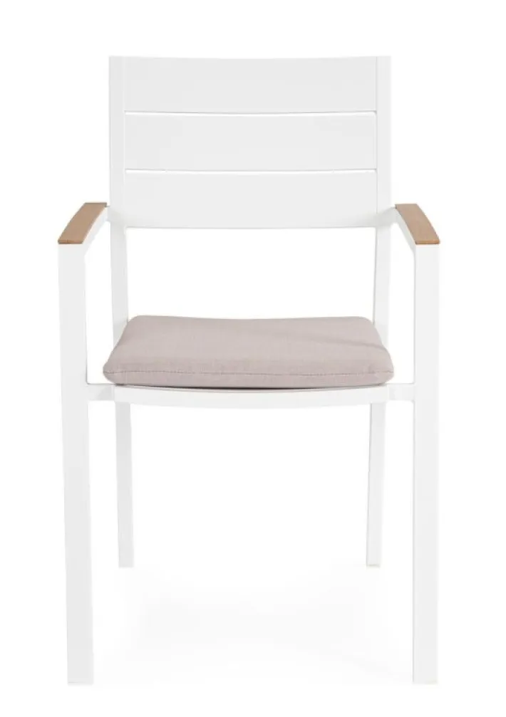 Bizzotto Sedie>SEDIA C-BR C-C ZELMAR BIANCO YK11