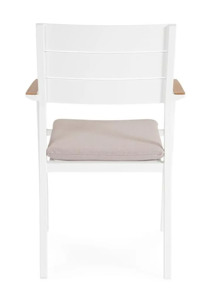 Bizzotto Sedie>SEDIA C-BR C-C ZELMAR BIANCO YK11