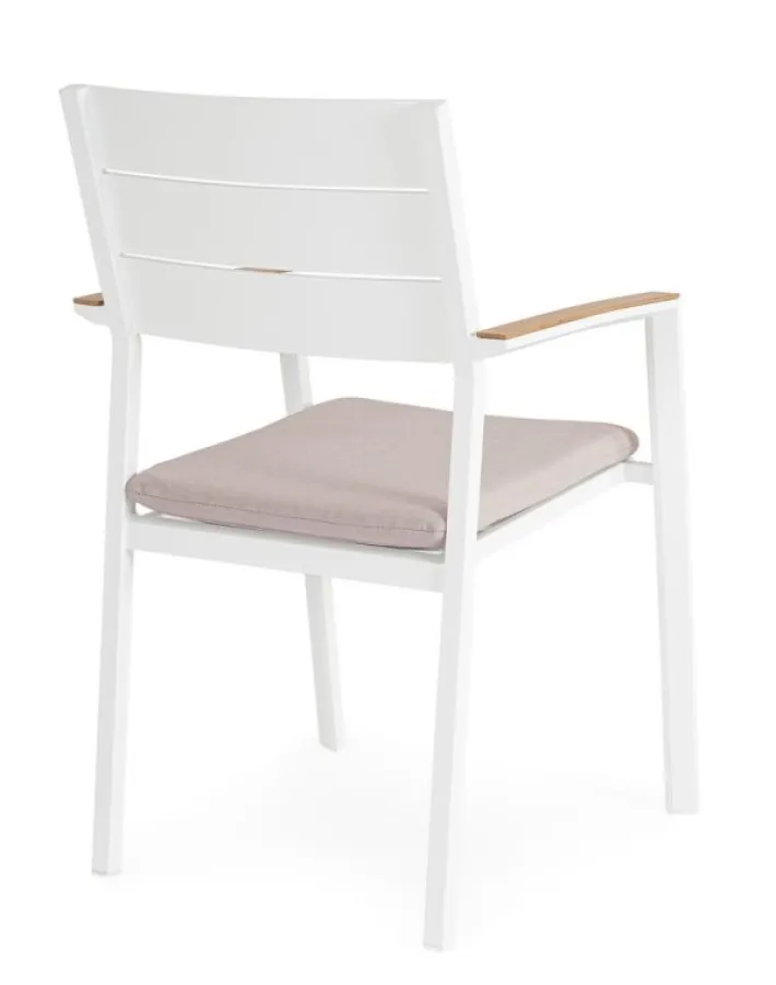 Bizzotto Sedie>SEDIA C-BR C-C ZELMAR BIANCO YK11
