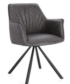 Bizzotto Sedie>SEDIA C-BR GIREV.BREVAL GRIGIO