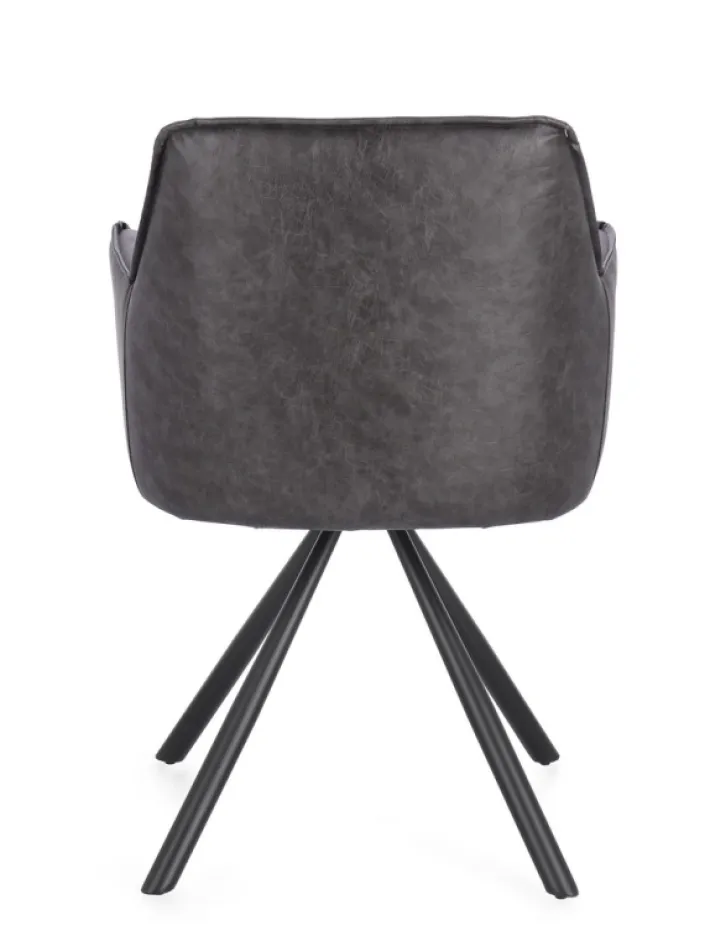Bizzotto Sedie>SEDIA C-BR GIREV.BREVAL GRIGIO