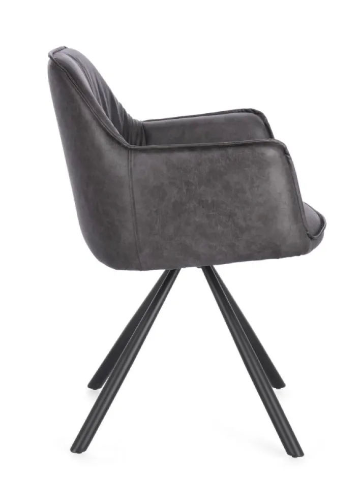 Bizzotto Sedie>SEDIA C-BR GIREV.BREVAL GRIGIO