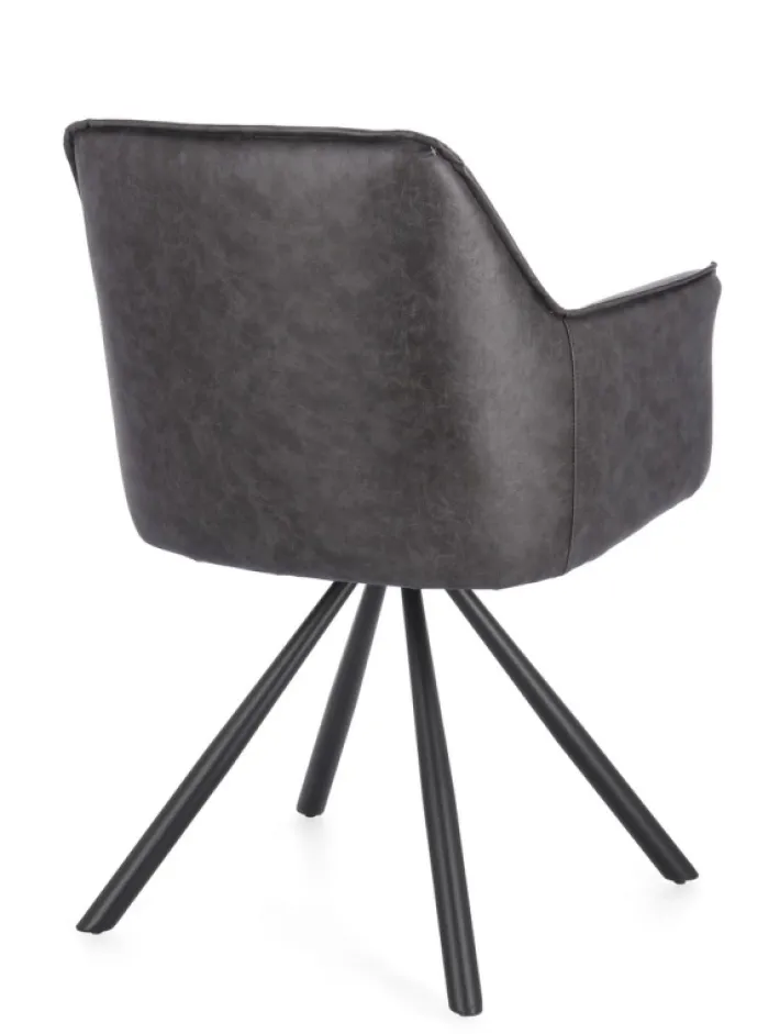 Bizzotto Sedie>SEDIA C-BR GIREV.BREVAL GRIGIO