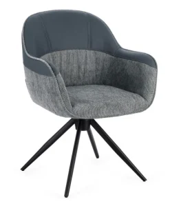 Bizzotto Sedie>SEDIA C-BR GIREVOLE ISOTTA GRIGIO