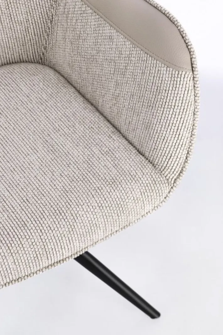Bizzotto Sedie>SEDIA C-BR GIREVOLE ISOTTA BEIGE