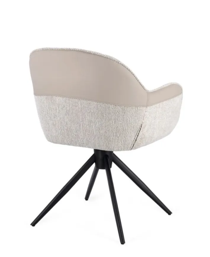 Bizzotto Sedie>SEDIA C-BR GIREVOLE ISOTTA BEIGE