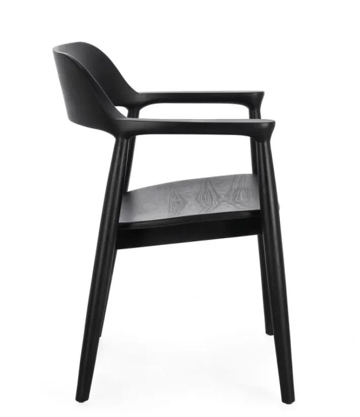 Bizzotto Sedie>SEDIA C-BR IDRIS NERO