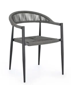 Bizzotto Sedie>SEDIA C-BR JANDIA ANTRACITE/GRIGIO