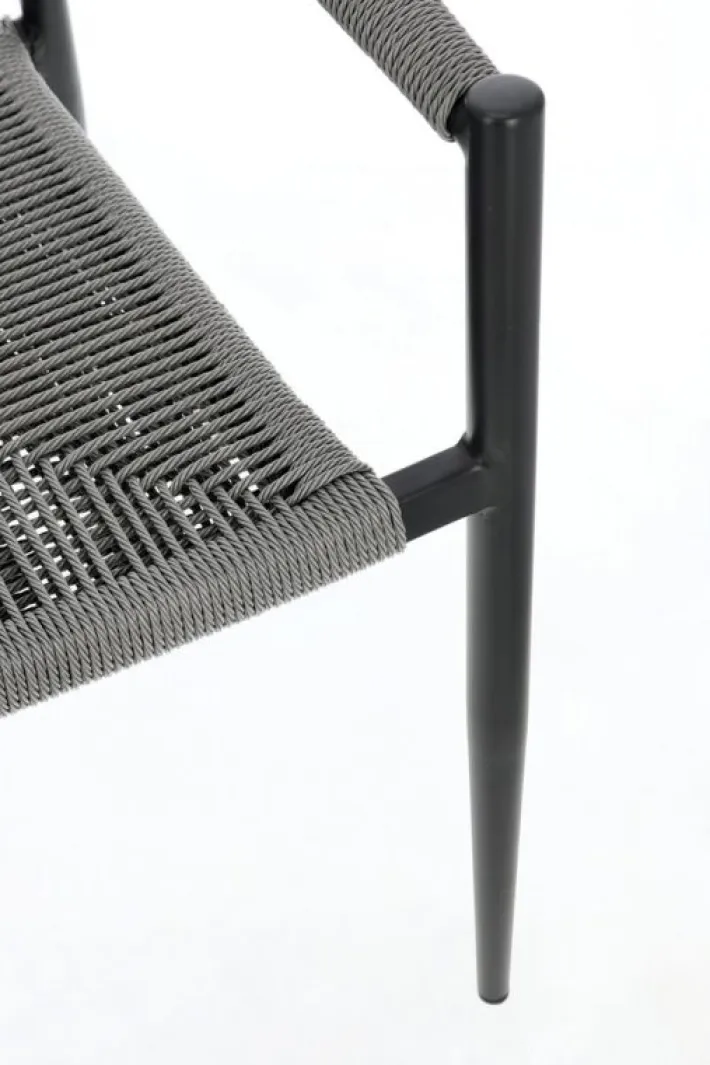 Bizzotto Sedie>SEDIA C-BR JANDIA ANTRACITE/GRIGIO
