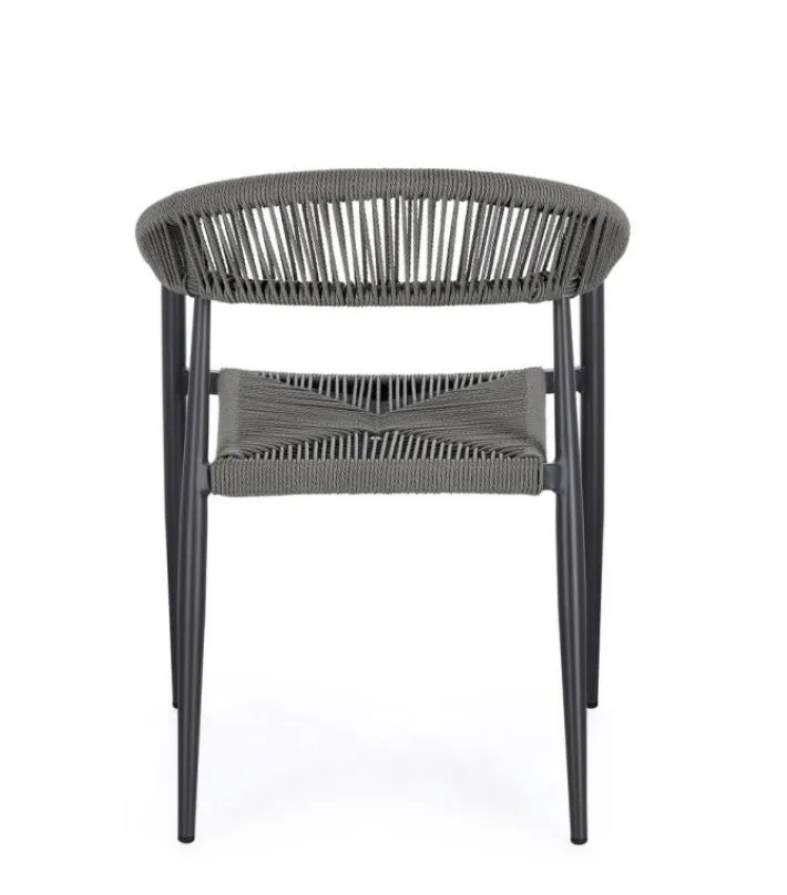 Bizzotto Sedie>SEDIA C-BR JANDIA ANTRACITE/GRIGIO