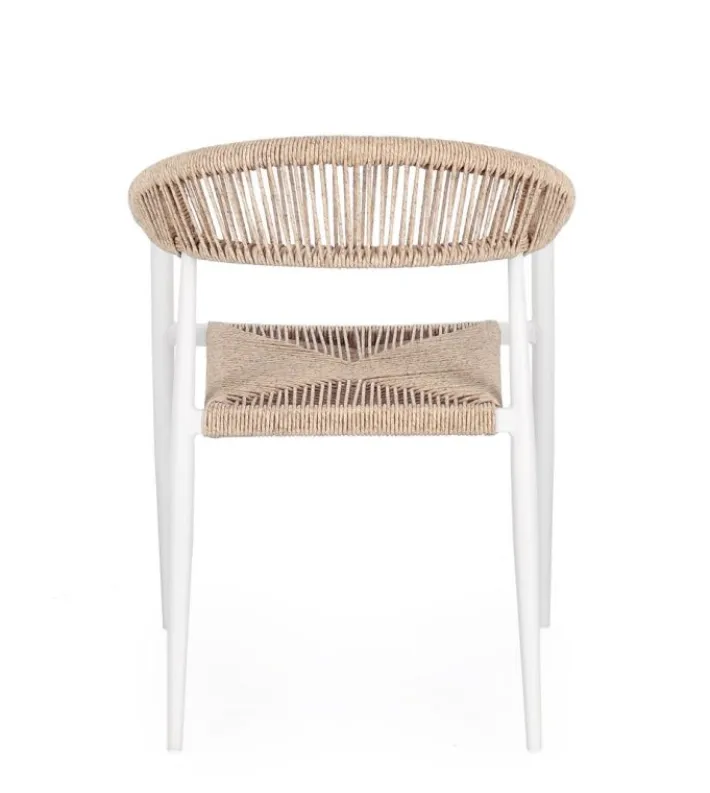 Bizzotto Sedie>SEDIA C-BR JANDIA BIANCO/BEIGE