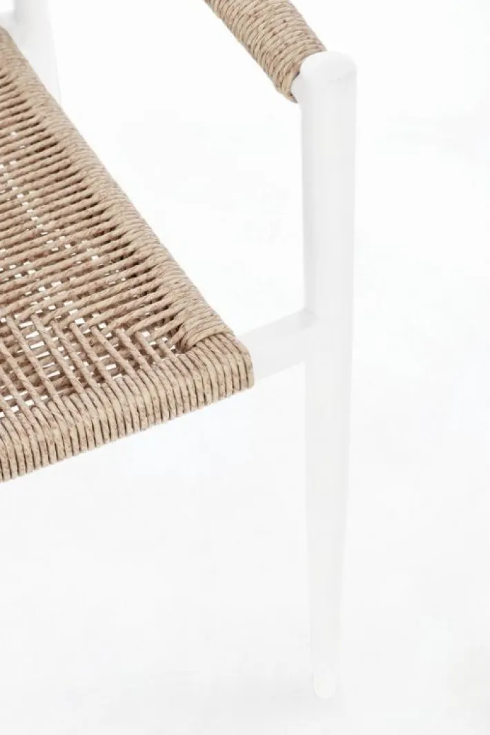 Bizzotto Sedie>SEDIA C-BR JANDIA BIANCO/BEIGE