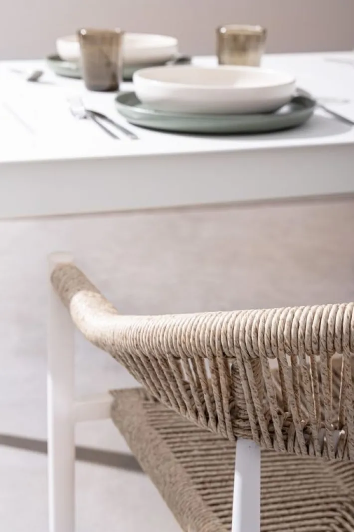 Bizzotto Sedie>SEDIA C-BR JANDIA BIANCO/BEIGE