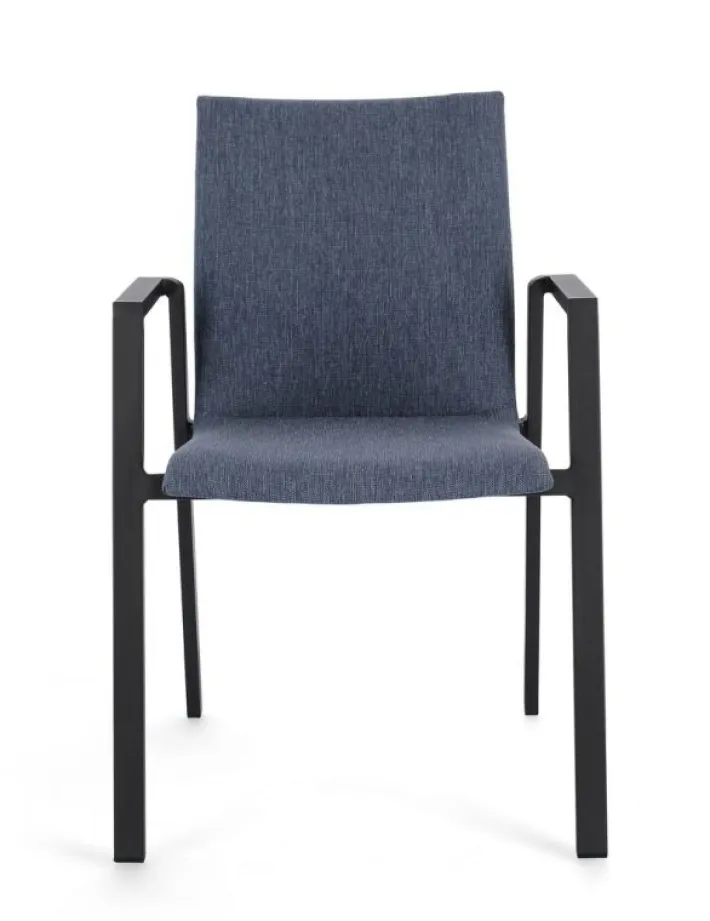 Bizzotto Sedie>SEDIA C-BR ODEON ANTR-DENIM JX55