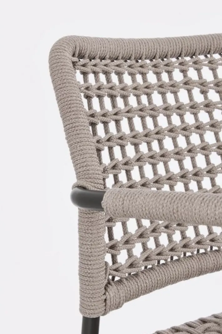 Bizzotto Sedie>SEDIA C-BR RAJADA ANTRACITE/KHAKI