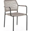 Bizzotto Sedie>SEDIA C-BR RAJADA ANTRACITE/KHAKI
