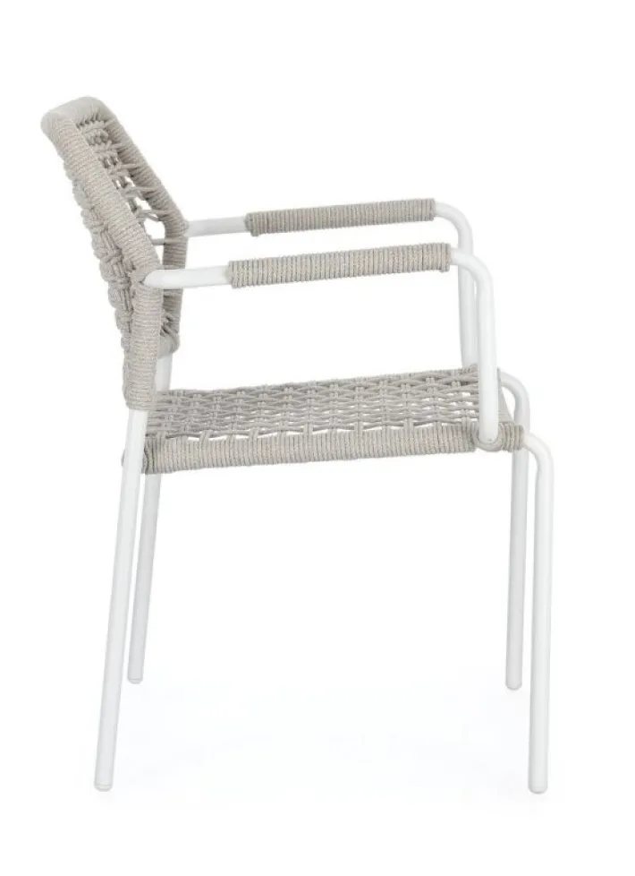 Bizzotto Sedie>SEDIA C-BR RAJADA BIANCO